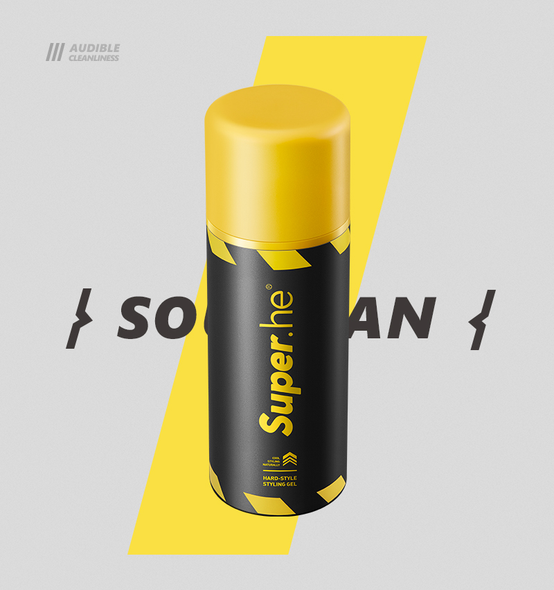 Super.he硬派鋒發定型啫喱
